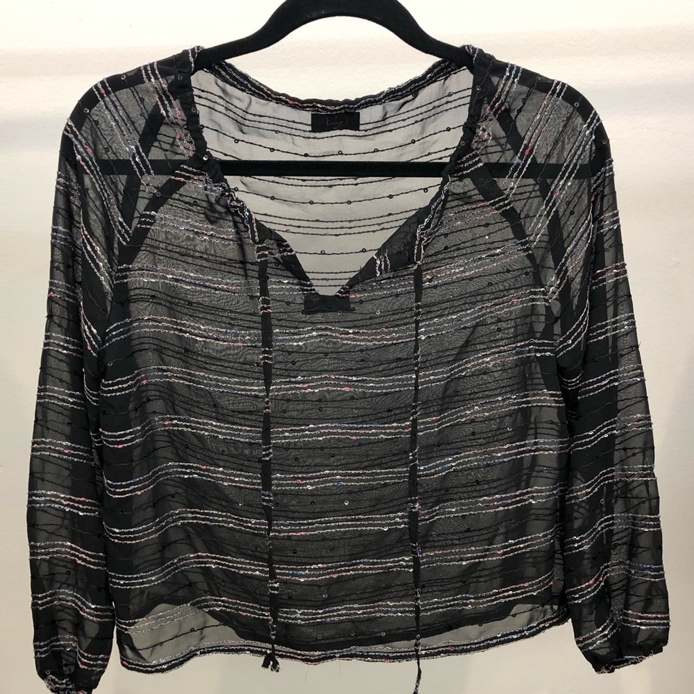Anthropologie black holiday top